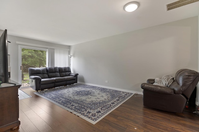 3092 Serenity Ln, Naperville, IL 60564 - living room featuring dark wood-style flooring and baseboards