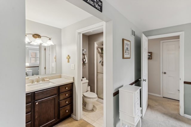 961 N Arrowhead Dr, Palatine, IL 60074 - full bathroom with vanity and a stall shower