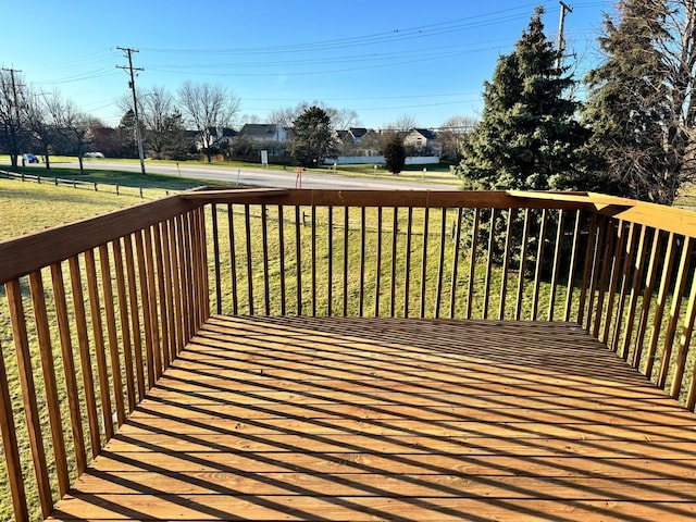 3292 Bromley Ln, Aurora, IL 60502 - wooden terrace featuring a lawn