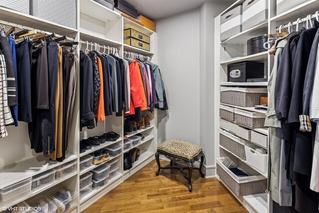 401 N Wabash Ave Unit 54E, Chicago, IL 60611 - spacious closet featuring wood finished floors