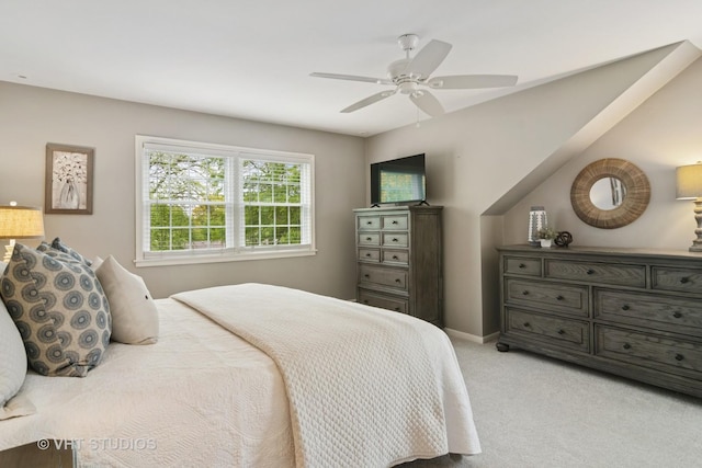 614 S Patton Ave, Arlington Heights, IL 60005 - bedroom featuring light colored carpet and ceiling fan