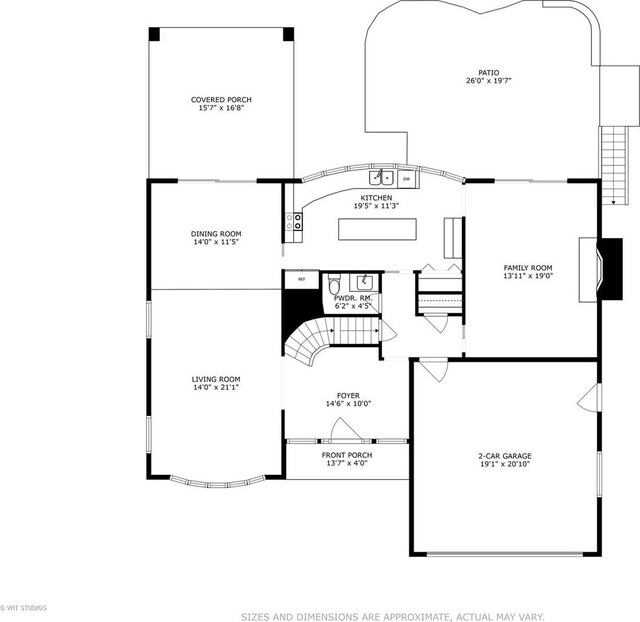 614 S Patton Ave, Arlington Heights, IL 60005 - floor plan / room layout