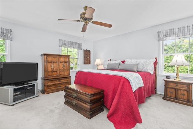 1025 Oxford Rd, Deerfield, IL 60015 - bedroom featuring carpet and a ceiling fan