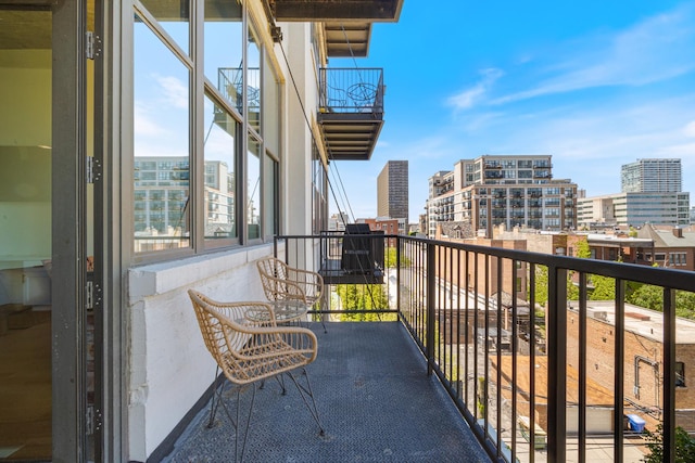 320 E 21st St Unit 402, Chicago, IL 60616 - balcony featuring a city view