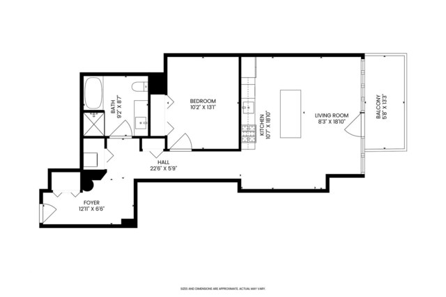 320 E 21st St Unit 402, Chicago, IL 60616 - room layout