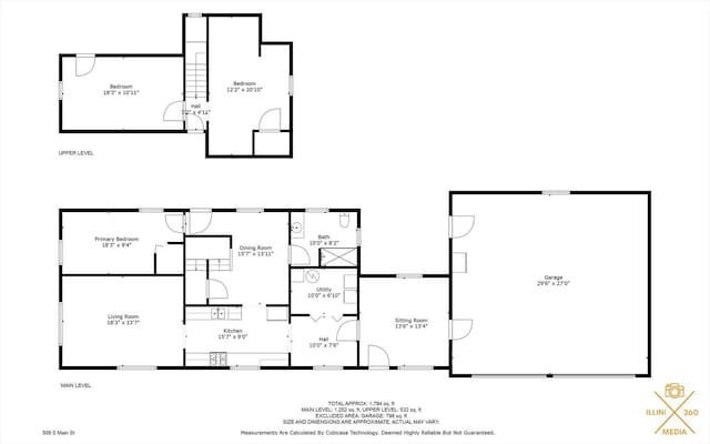509 S Main St, Homer, IL 61849 - room layout