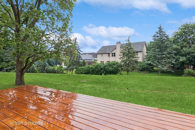 1527 N Louise Ln, Palatine, IL 60067 - deck featuring a yard
