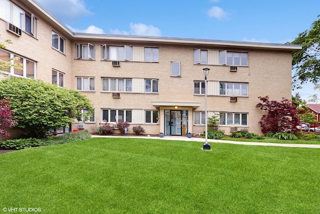 6316 N Paulina St Unit 3D, Chicago, IL 60660 - view of apartment building / complex featuring a wall mounted AC