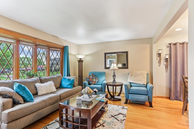 11025 S Kolmar Ave, Oak Lawn, IL 60453 - living area featuring wood finished floors and baseboards