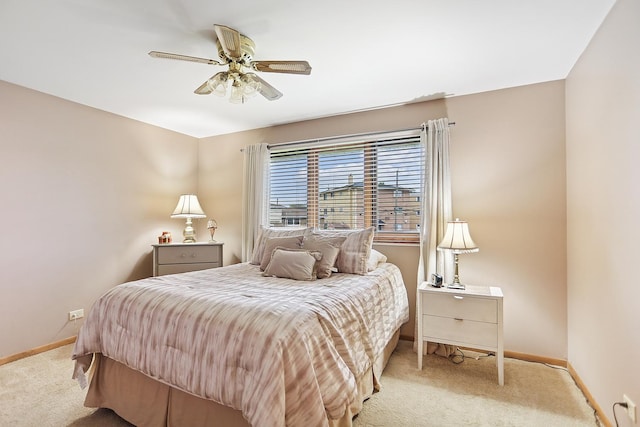 11025 S Kolmar Ave, Oak Lawn, IL 60453 - carpeted bedroom featuring baseboards and ceiling fan