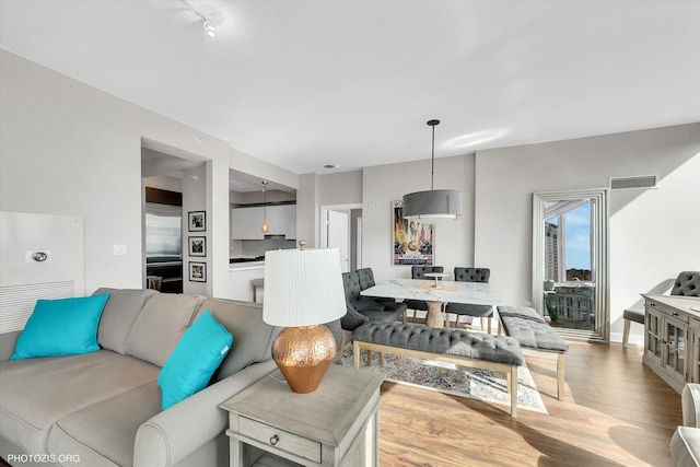 1201 S Prairie Ave Unit 1505, Chicago, IL 60605 - living room with wood finished floors