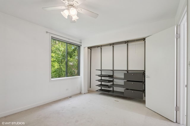 3759 N Kenmore Ave Unit A, Chicago, IL 60613 - unfurnished bedroom with baseboards and a ceiling fan