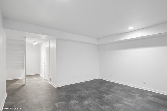 3759 N Kenmore Ave Unit A, Chicago, IL 60613 - spare room with baseboards and recessed lighting