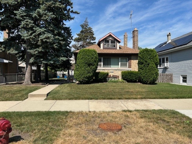 3832 N Nora Ave, Chicago, IL 60634 - view of front of property featuring a chimney and stone siding
