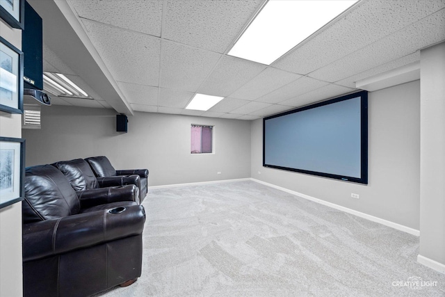 6382 Twin Oaks Ln, Lisle, IL 60532 - home theater with a drop ceiling and carpet