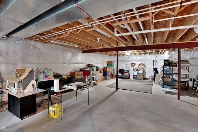 8716 Pebble Creek Ct, Wonder Lake, IL 60097 - view of unfinished basement
