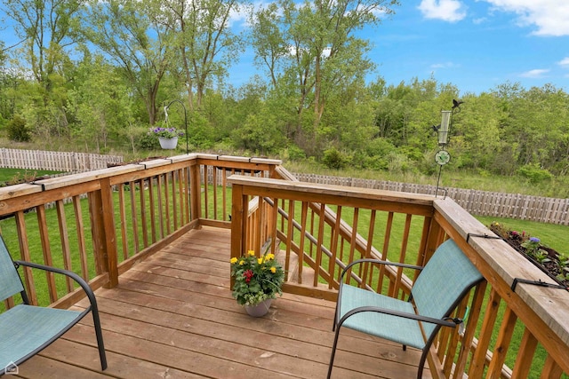 8716 Pebble Creek Ct, Wonder Lake, IL 60097 - view of deck