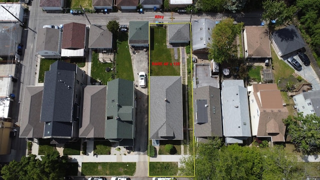 4327 W Henderson St, Chicago, IL 60641 - view of property location with nearby suburban area and property parcel outlined