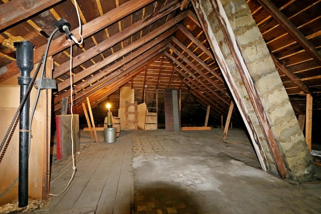 4327 W Henderson St, Chicago, IL 60641 - view of unfinished attic