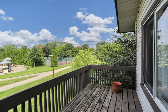 deck featuring a lawn
