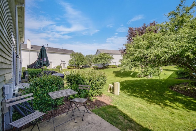1163 Whispering Hills Dr, Naperville, IL 60540 - view of green lawn with a patio