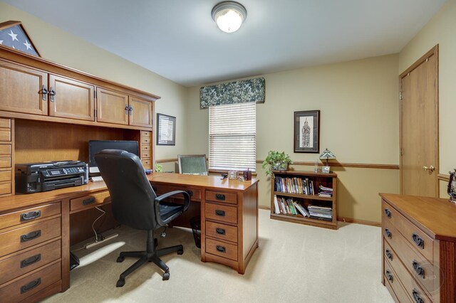 2693 Barrington Dr, Aurora, IL 60503 - home office with light colored carpet