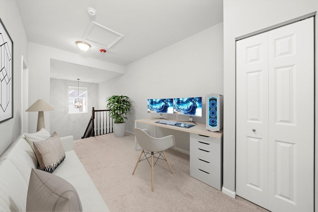 1413 N Charles Ave, Naperville, IL 60563 - home office featuring light carpet