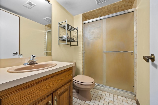 7 Surrey Rd, Lemont, IL 60439 - full bath with vanity, a shower stall, and toilet