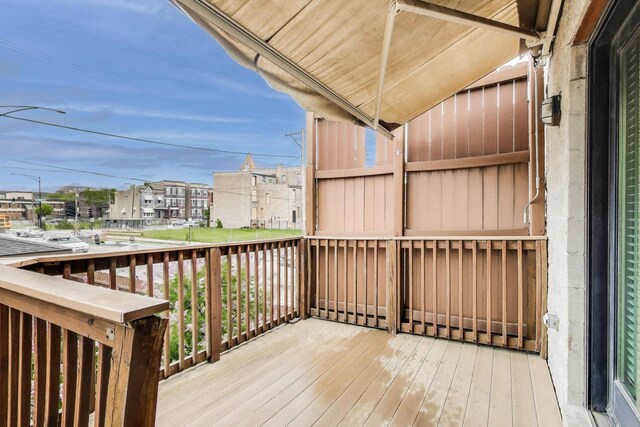 3159 W Washington Blvd, Chicago, IL 60612 - view of wooden terrace
