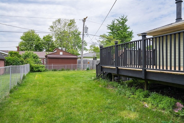 817 N Mohave Dr, Pontiac, IL 61764 - view of yard featuring a deck