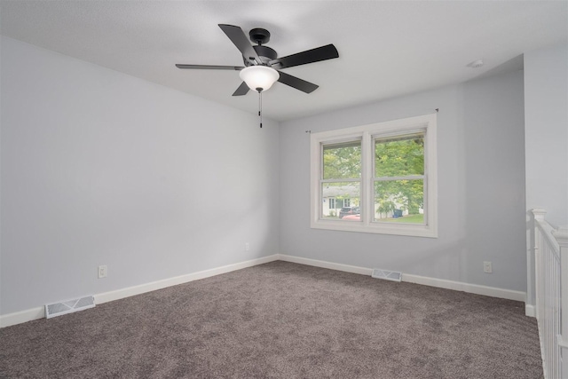 817 N Mohave Dr, Pontiac, IL 61764 - carpeted spare room featuring ceiling fan and baseboards