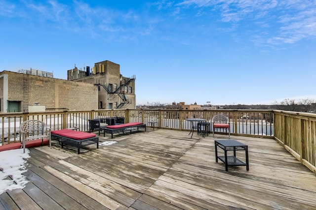 4751 N Artesian Ave Unit 206, Chicago, IL 60625 - view of wooden deck