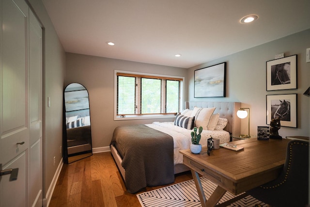 2148 Donahue St, Lasalle, IL 61301 - bedroom featuring wood finished floors, recessed lighting, and baseboards
