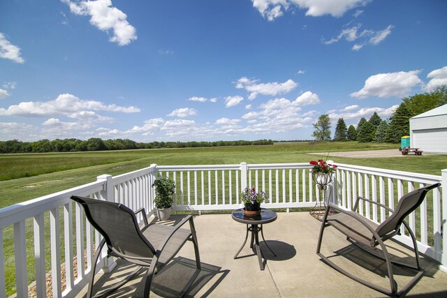 2609 E 1500s Rd, Kankakee, IL 60901 - view of patio / terrace with a view of rural / pastoral area