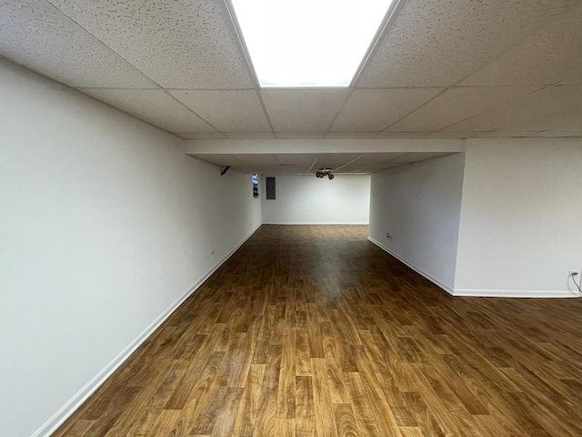 13153 W Pin Oak Dr, Homer Glen, IL 60491 - finished basement featuring wood finished floors and baseboards