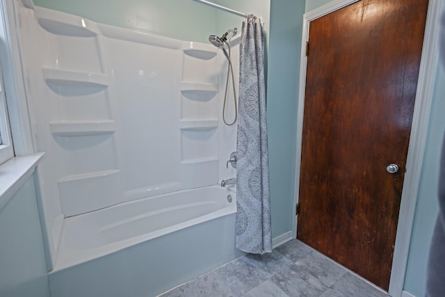 1223 S 3rd St, Saint Charles, IL 60174 - bathroom with shower / bathtub combination with curtain