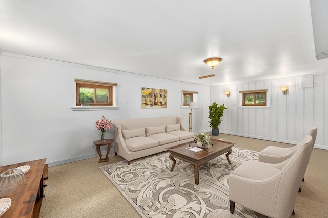 82 Northgate Rd, Riverside, IL 60546 - living room featuring baseboards and healthy amount of natural light