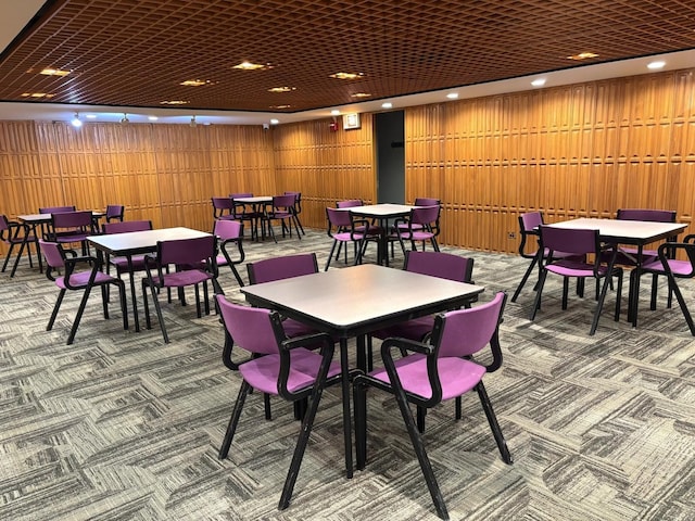 3600 N Lake Shore Dr Unit 2212, Chicago, IL 60613 - dining space featuring light colored carpet and recessed lighting