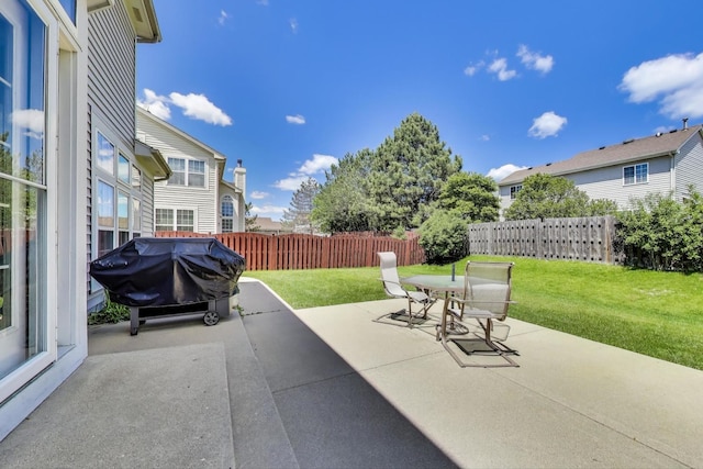 1400 Patrick Dr, Mundelein, IL 60060 - view of patio with area for grilling and outdoor dining area