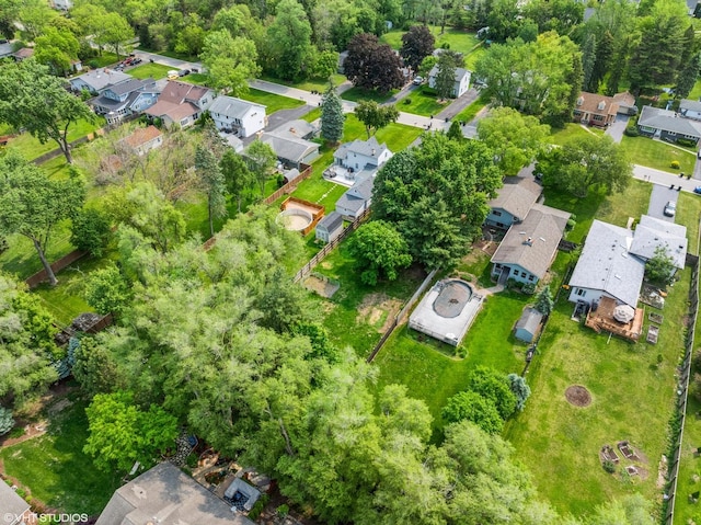 734 S Warren Ave, Palatine, IL 60074 - aerial view of property and surrounding area with nearby suburban area