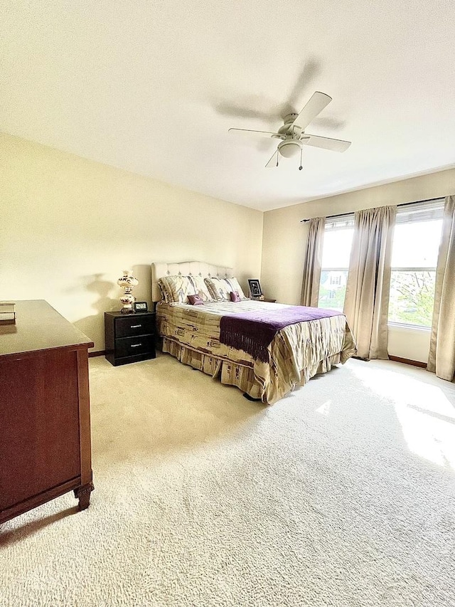 749 S Vintage Ln, Round Lake, IL 60073 - bedroom featuring carpet floors and ceiling fan