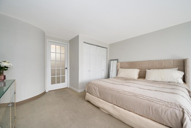 1221 N Dearborn St Unit 601S, Chicago, IL 60610 - carpeted bedroom featuring baseboards and a closet