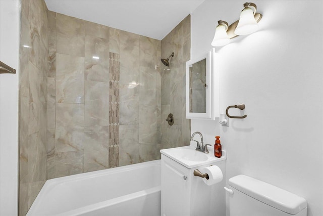 713 E Michigan Ave, Urbana, IL 61801 - full bathroom with toilet, vanity, and tub / shower combination