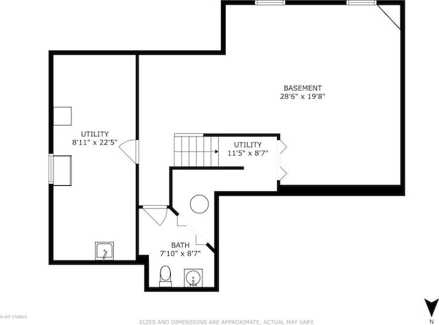 4335 Dewey Ave, Matteson, IL 60443 - view of floor plan / room layout
