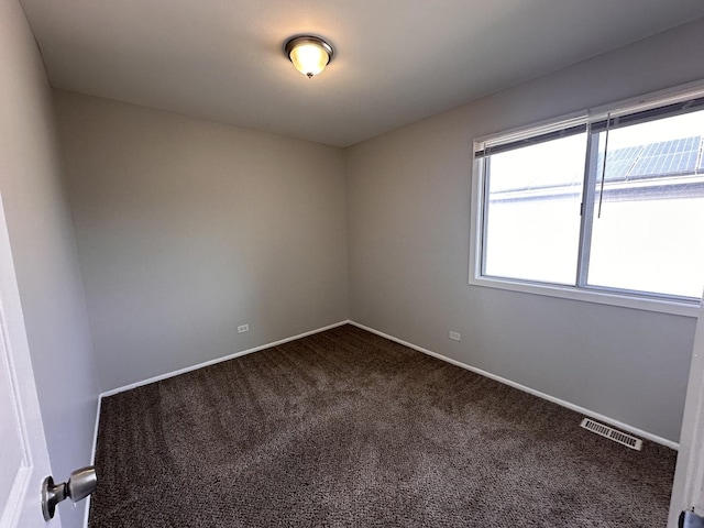 5911 Timberlane Rd, Matteson, IL 60443 - unfurnished room with dark colored carpet and baseboards