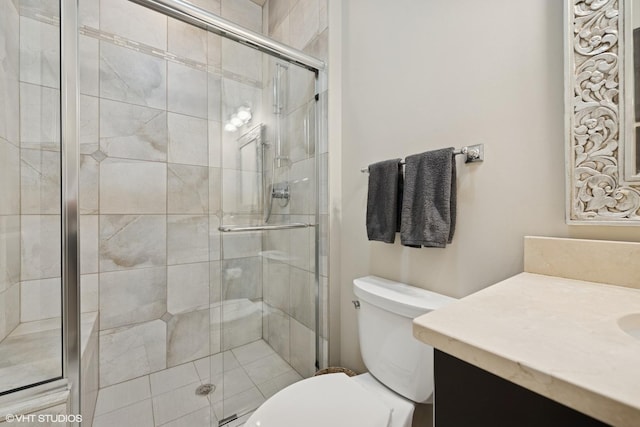 26874 N Countryside Lake Dr, Mundelein, IL 60060 - full bath with vanity, toilet, and a shower stall
