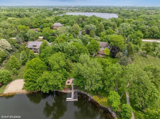 26874 N Countryside Lake Dr, Mundelein, IL 60060 - aerial view of a nearby body of water