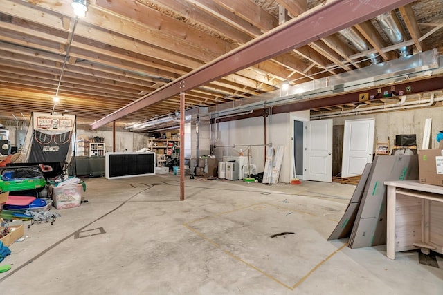 1200 Farmstone Dr, Diamond, IL 60416 - view of unfinished basement