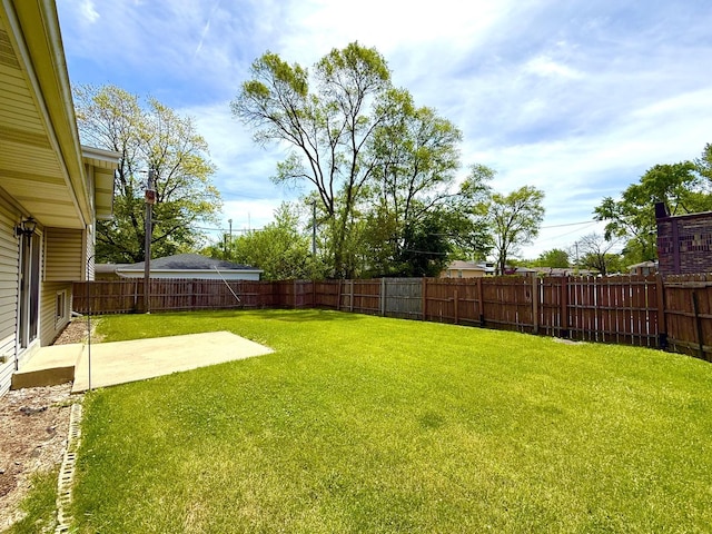 424 E Clark St, Glenwood, IL 60425 - view of yard with a patio