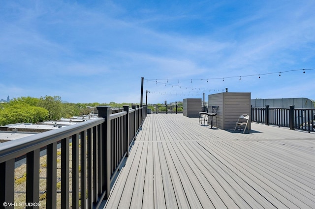 3963 W Belmont Ave Unit 140, Chicago, IL 60618 - view of wooden deck
